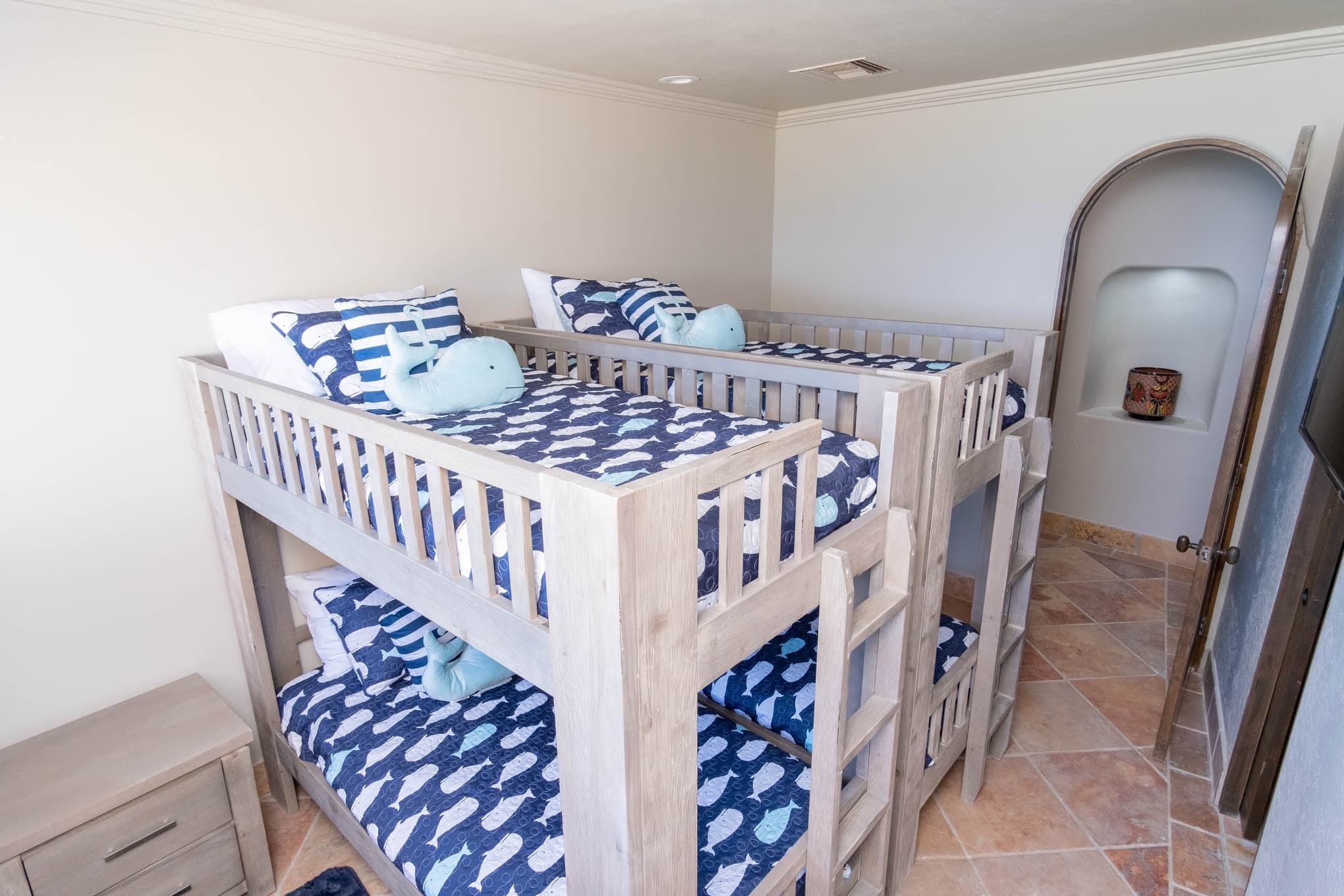 Upstairs Double Twin Bunk Bedroom