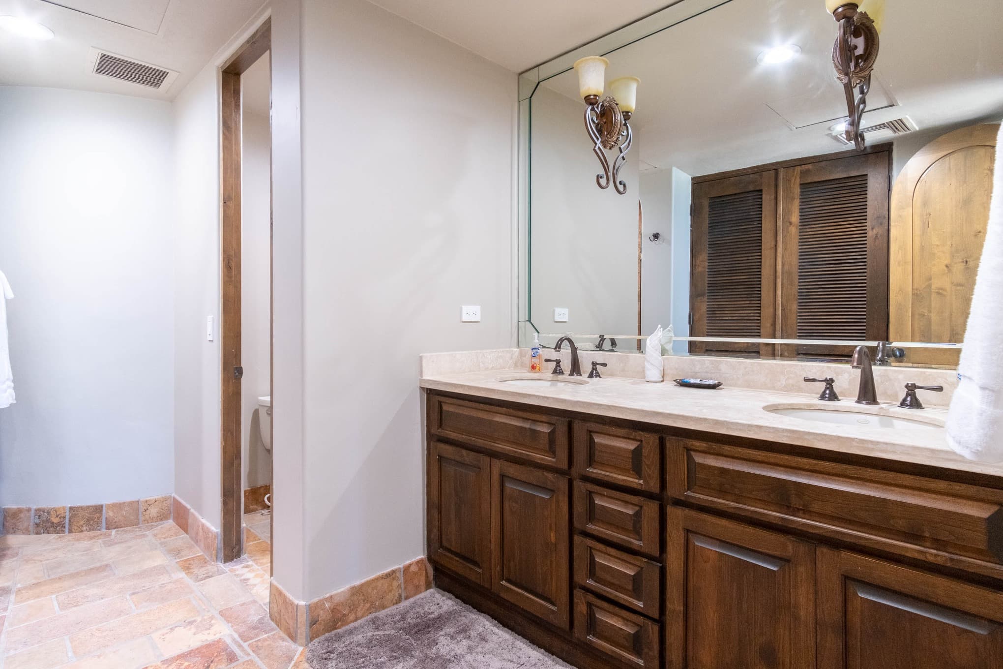 Upstairs Guest Bathroom.