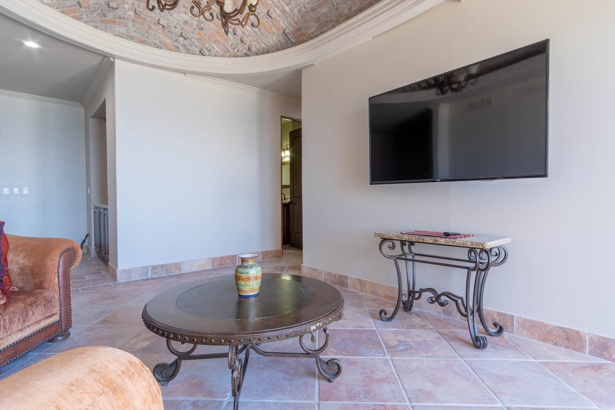 Upstairs living room area