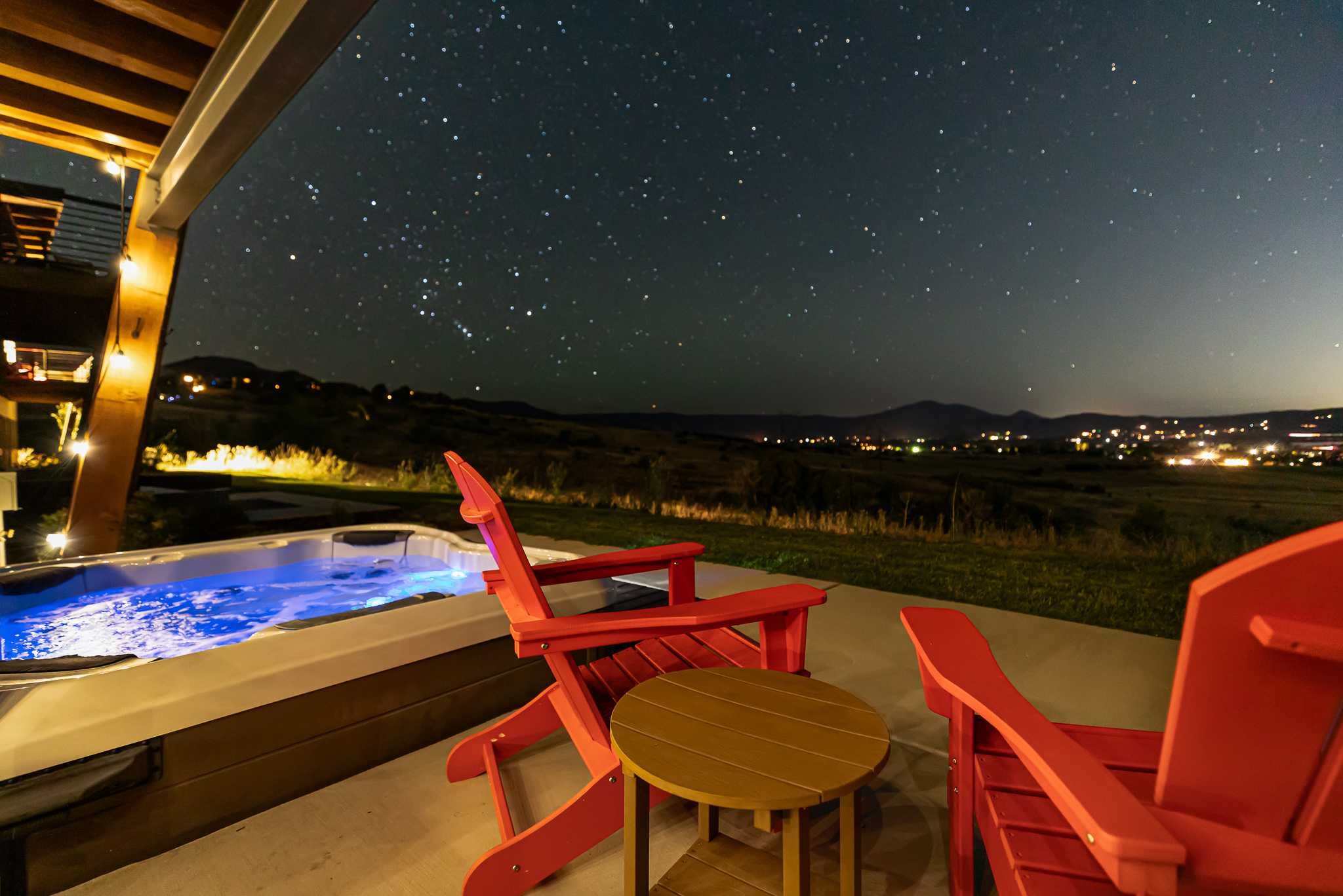 View from the backyard