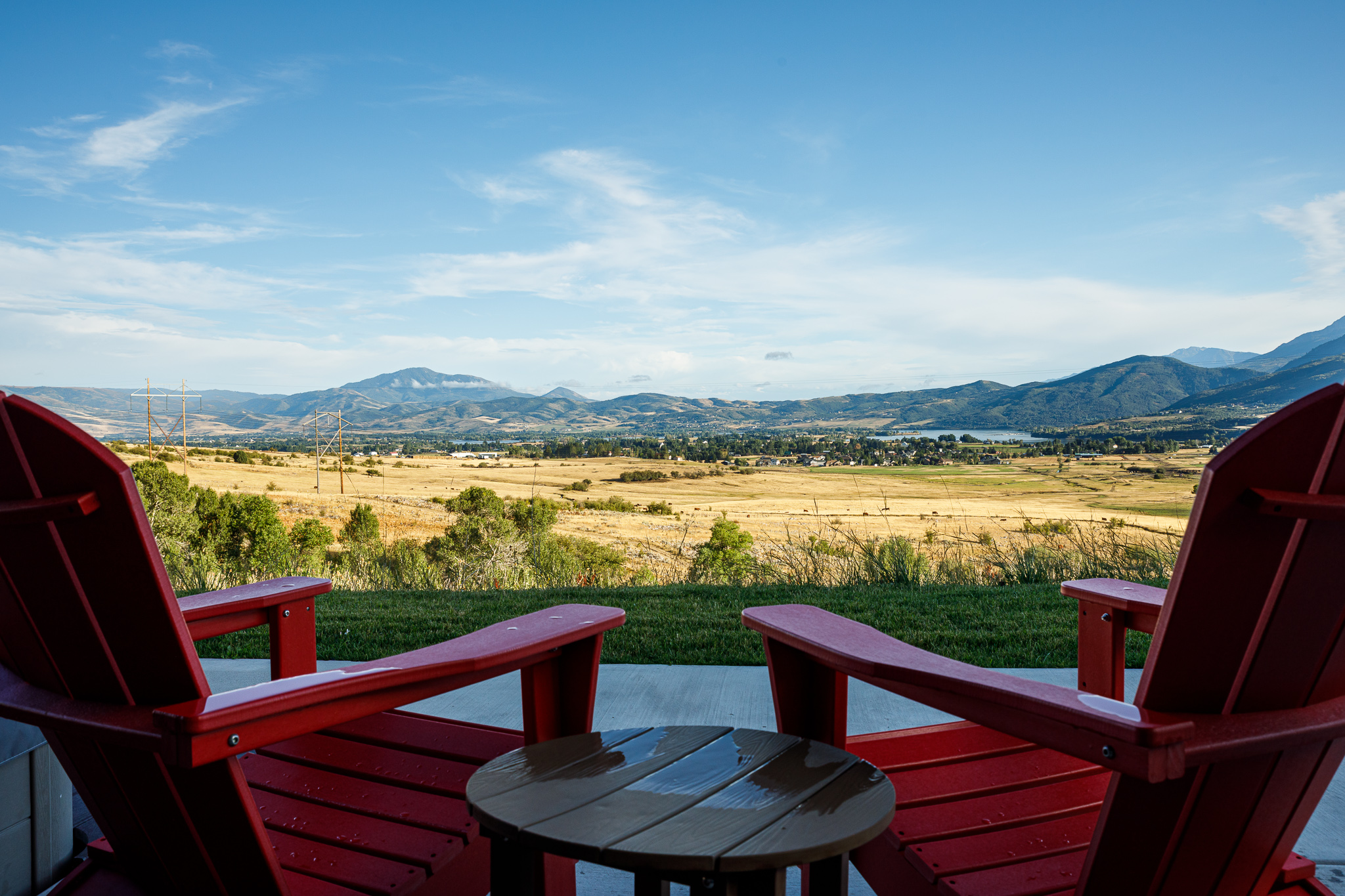 View from the backyard