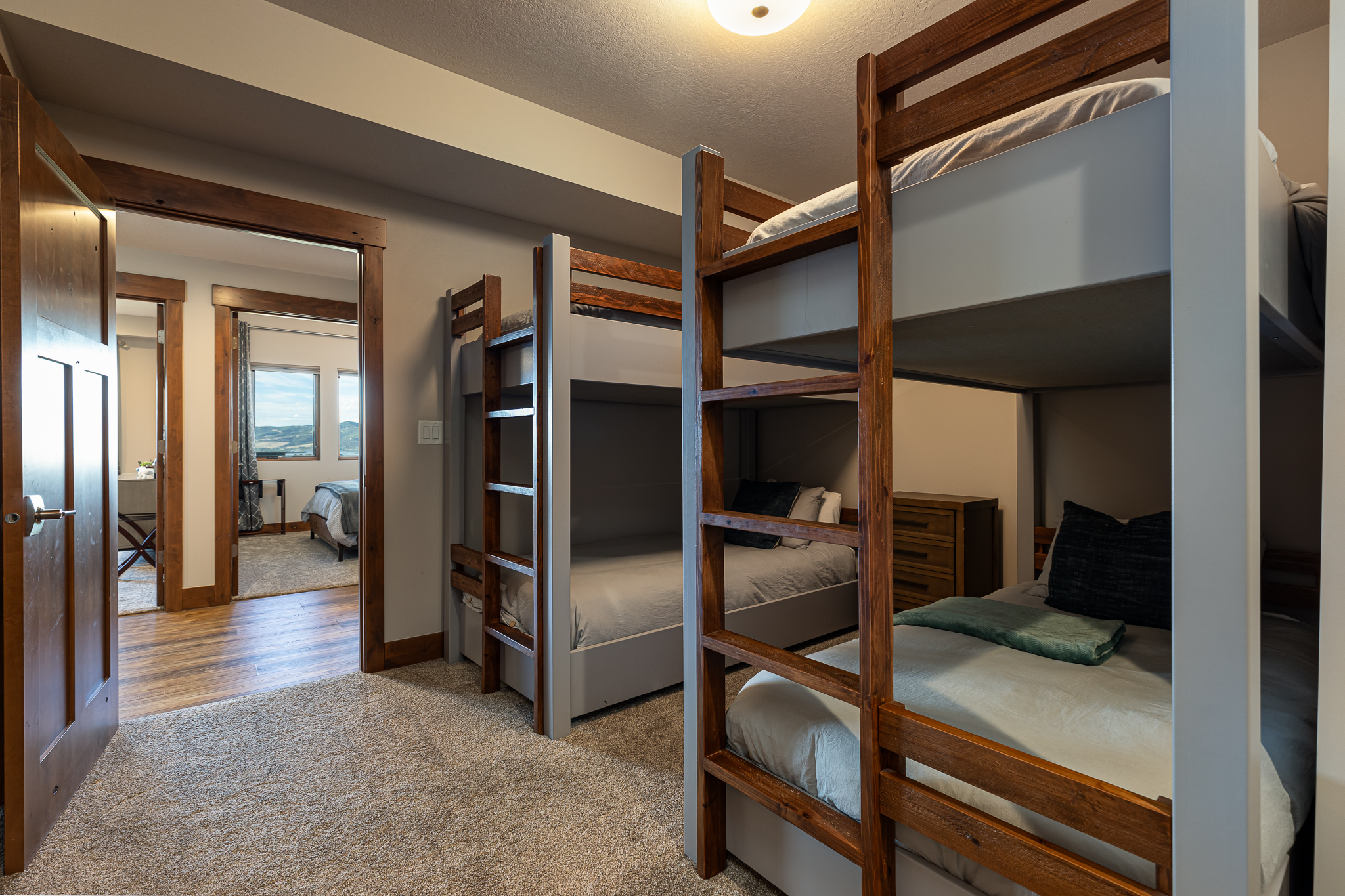 Bunk beds room (adult size twin beds)