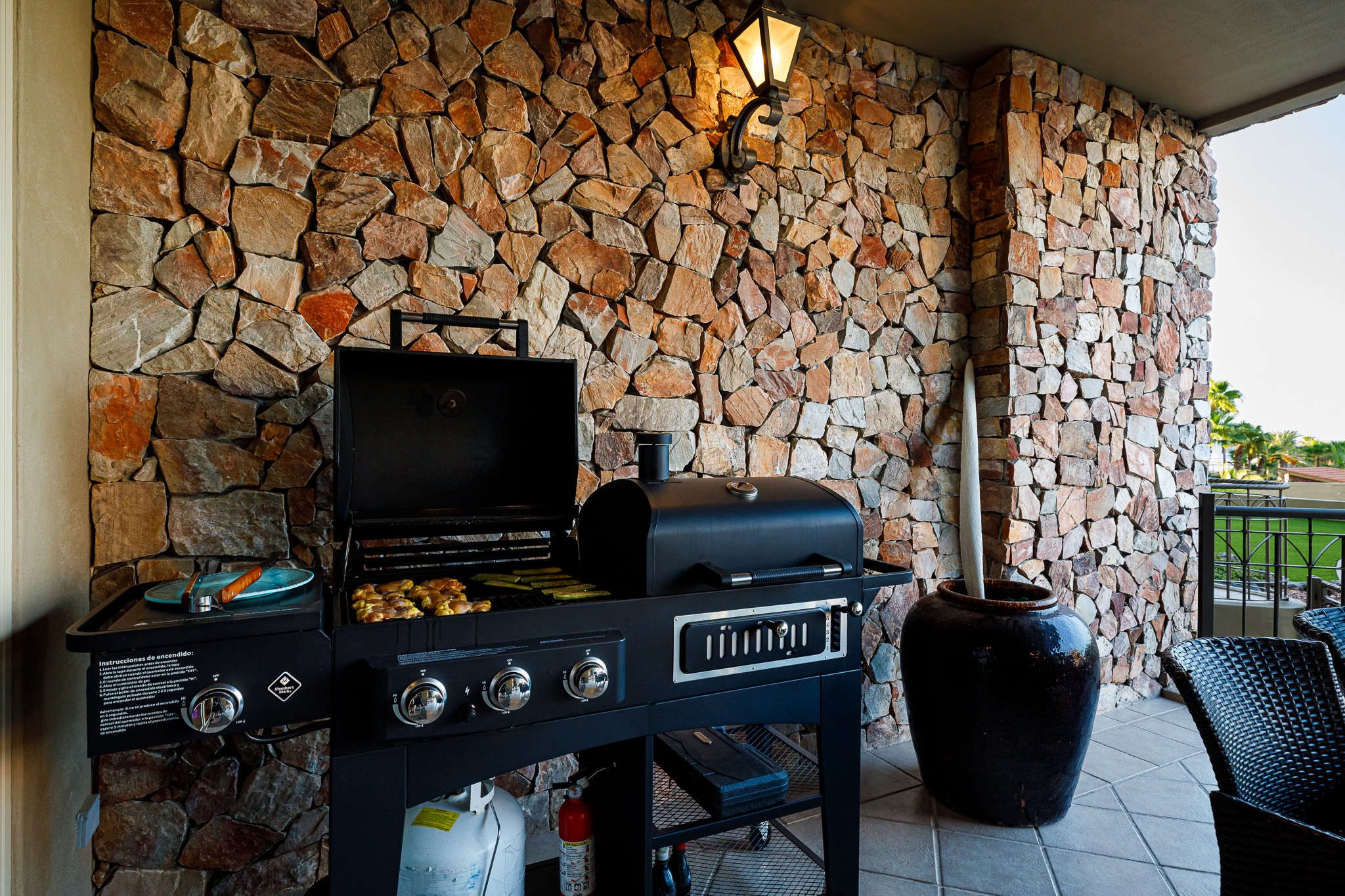 Patio grill