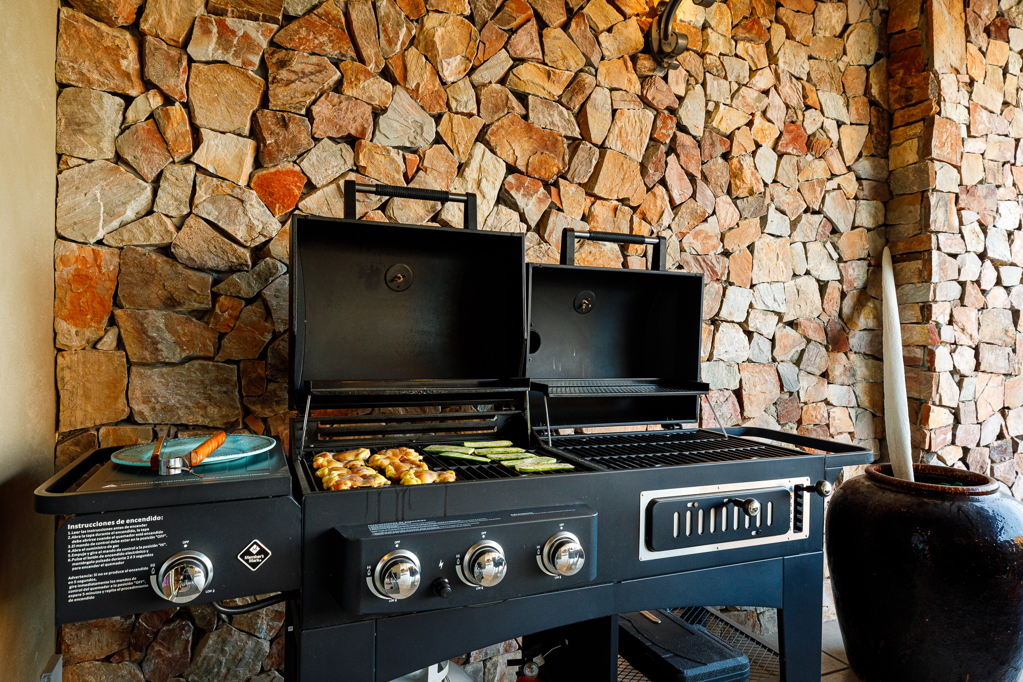 Patio grill