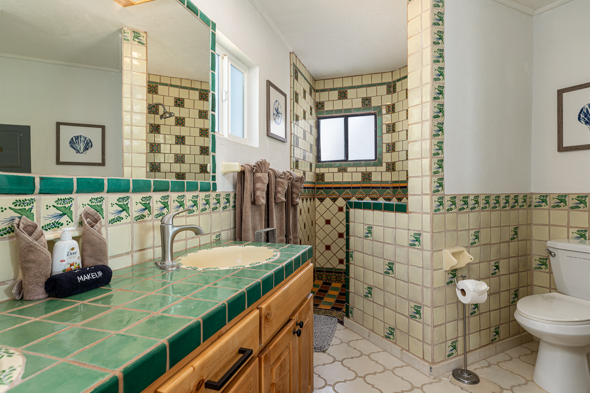 Sunset House Master Bathroom