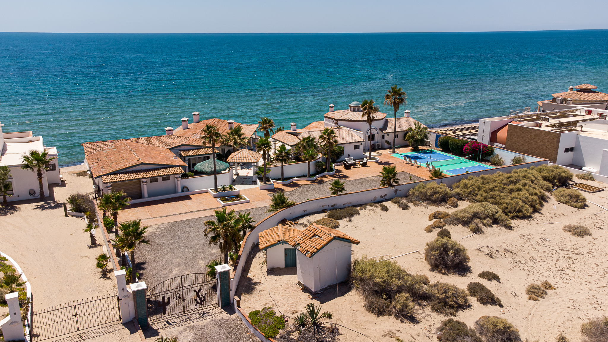Aerial view of our place