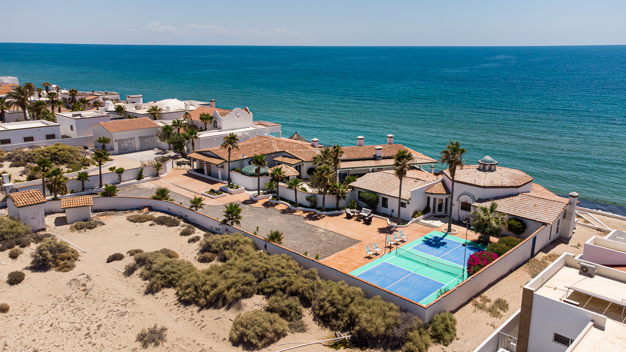 Aerial view of our place