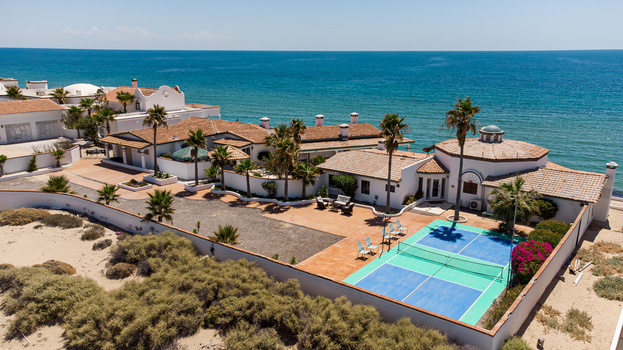 Aerial view of our place