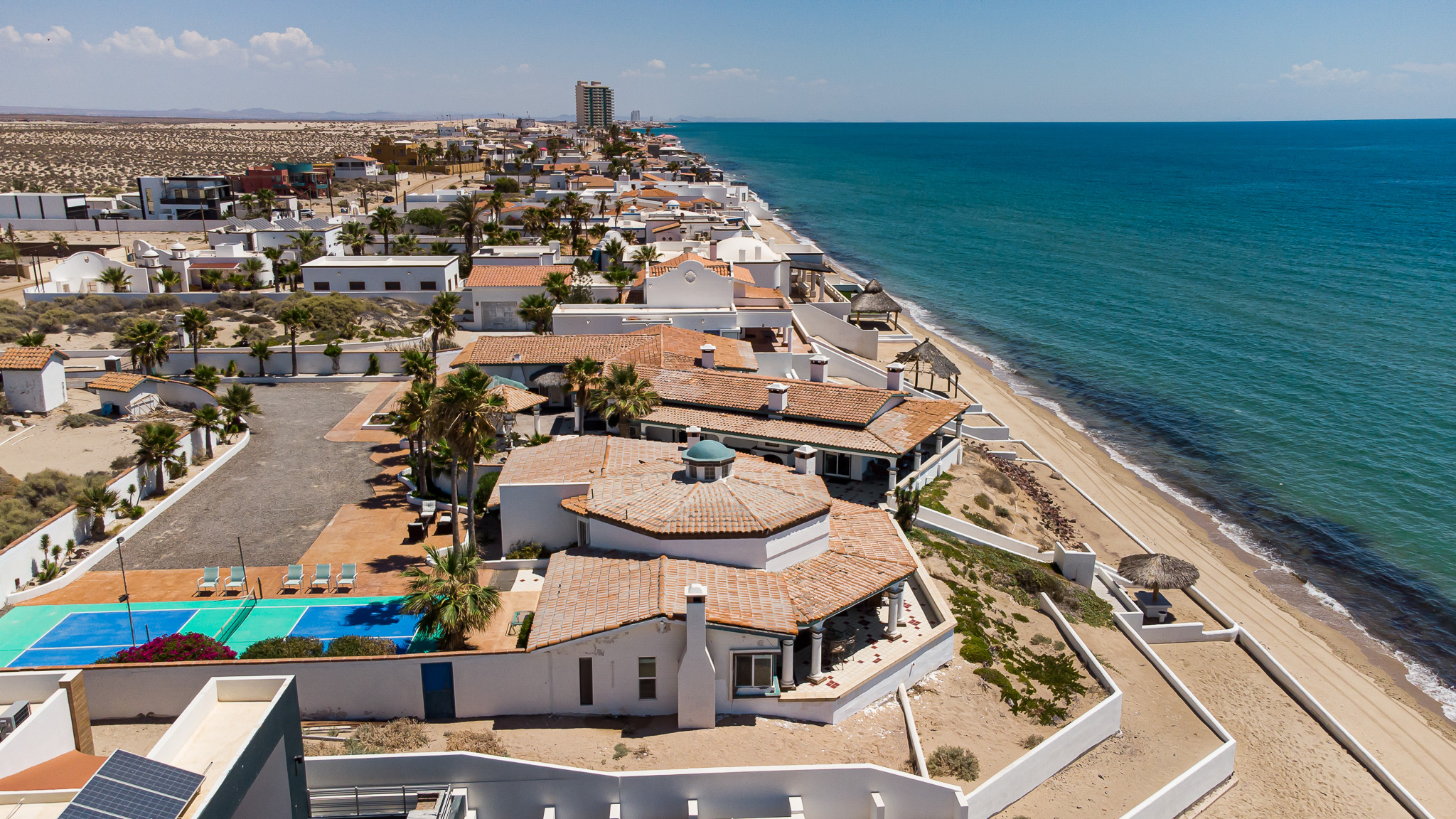 Aerial view of our place
