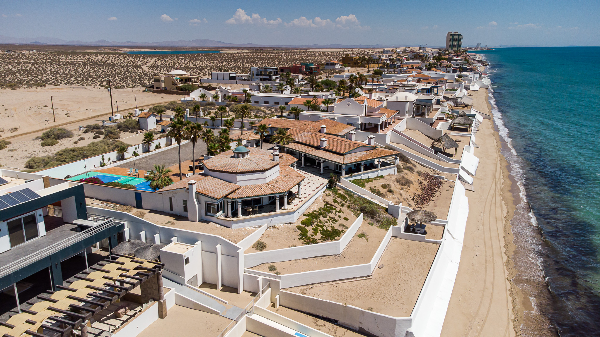 Aerial view of our place